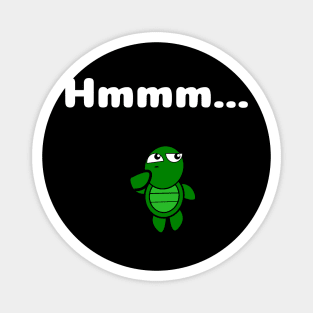 Suspicious Turtle Magnet